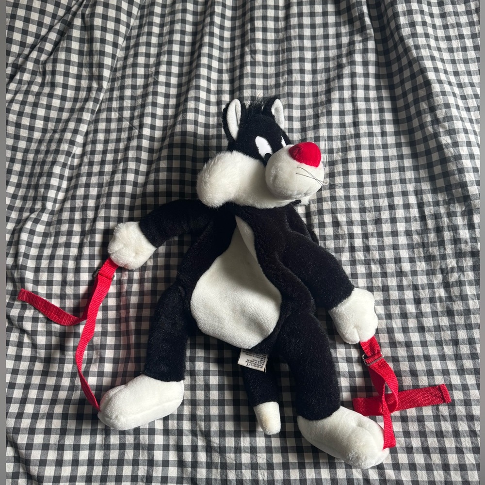 VINTAGE Sylvester the Cat plush backpack 1994